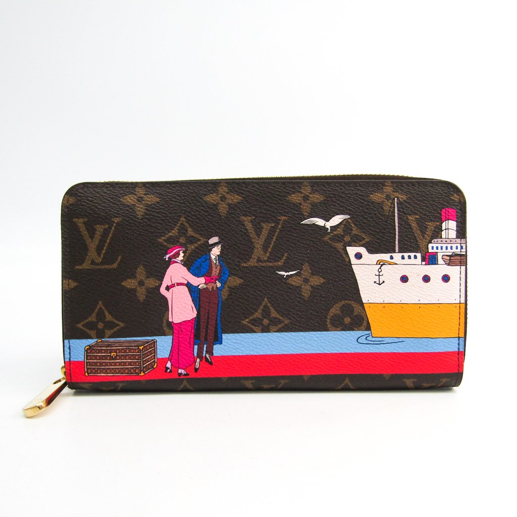 Preloved Authentic Louis Vuitton Monogram Atlantic Cruise Zippy Wallet Red