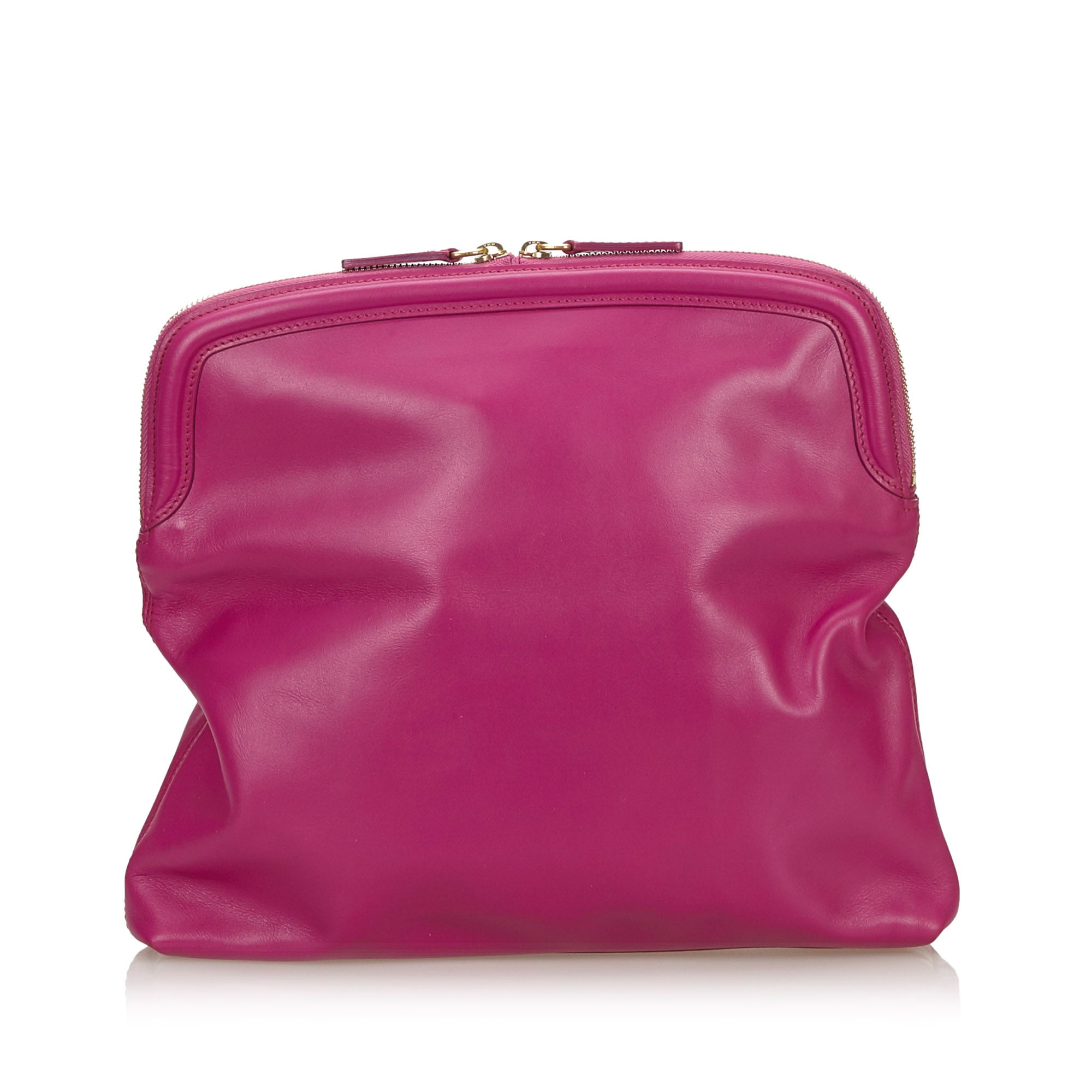 Buy & Consign Authentic Alexander Mcqueen Skull Padlock Fold-Over Clutch Bag at The Plush Posh