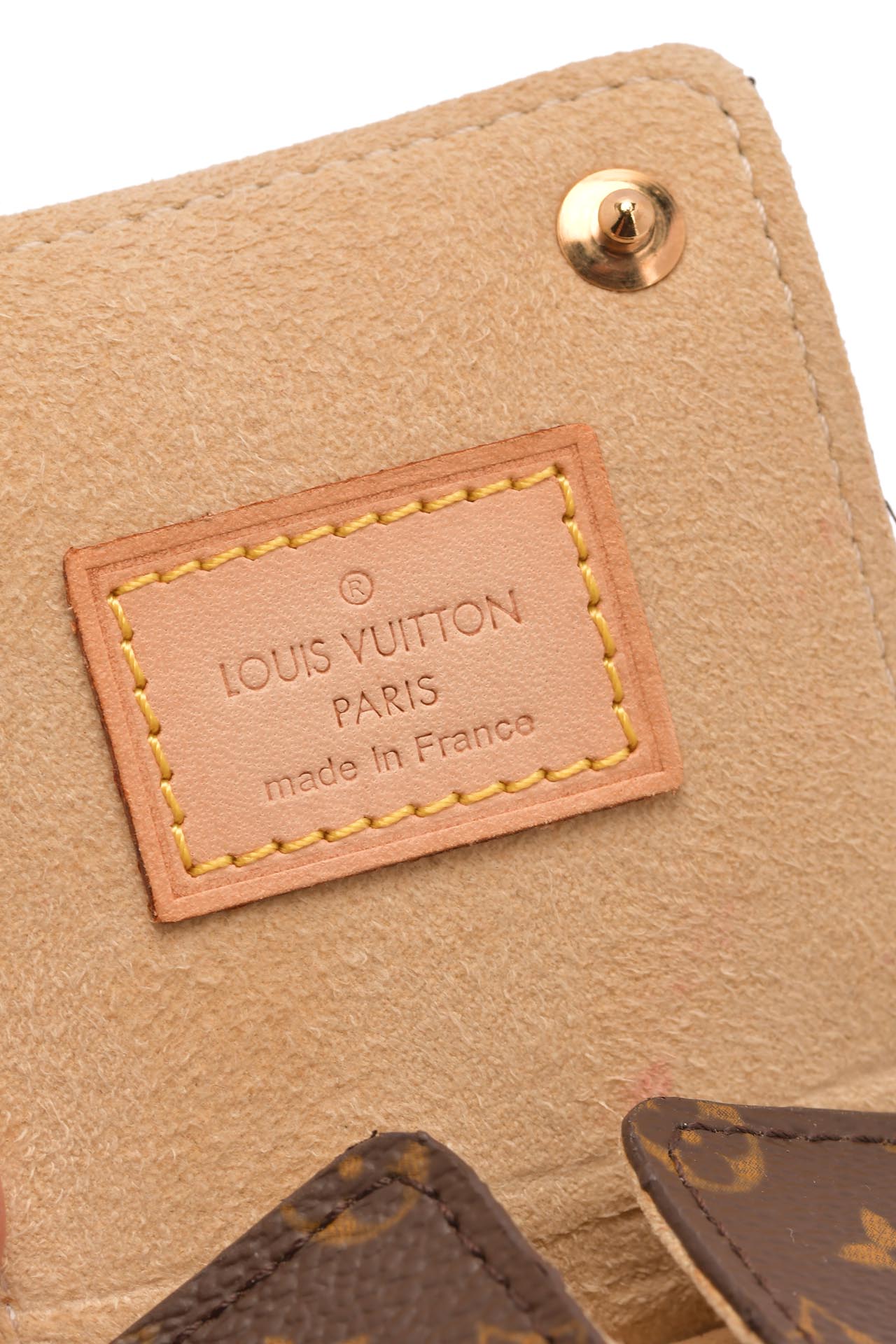Louis Vuitton Empreinte 18K Yellow Gold Wide Band Ring
