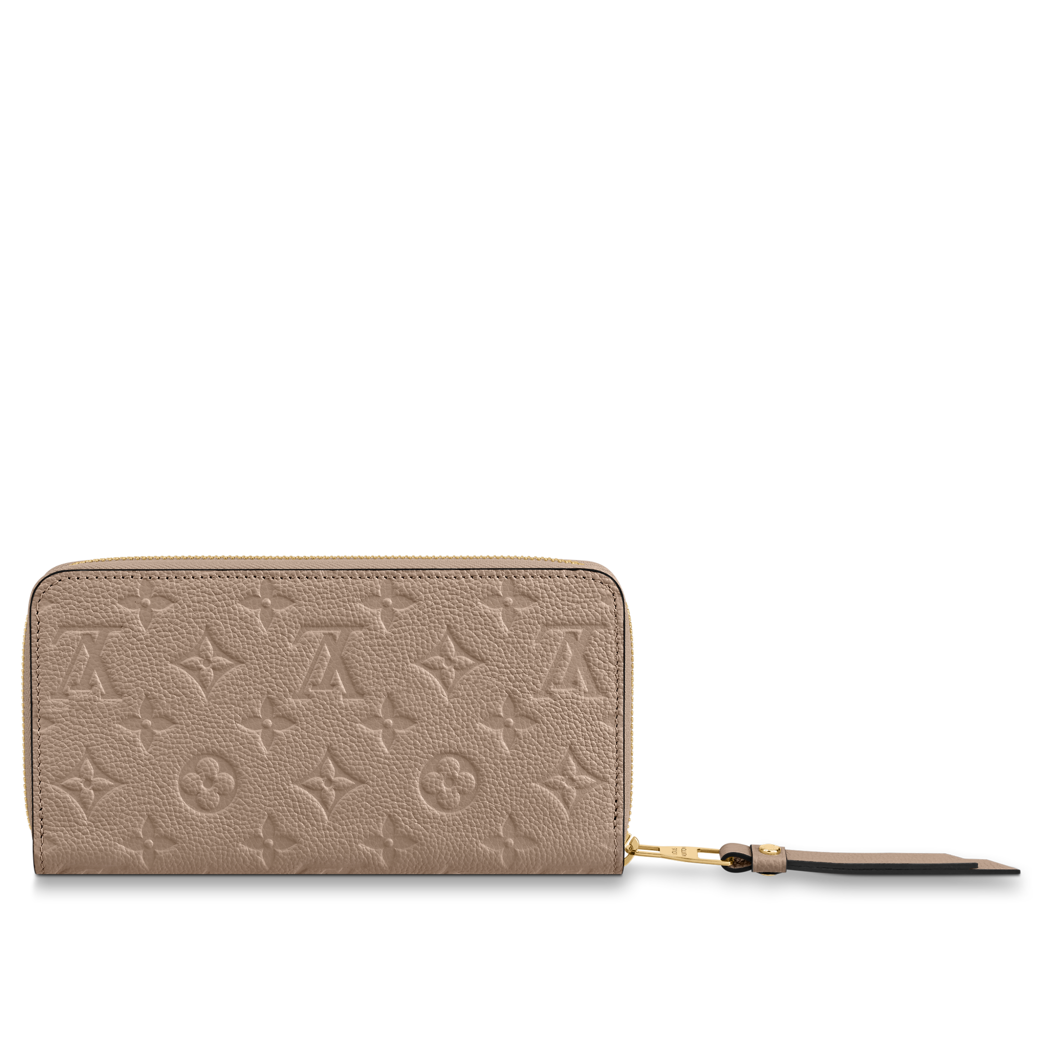 Louis Vuitton Monogram Empreinte Zippy Wallet Tourterelle