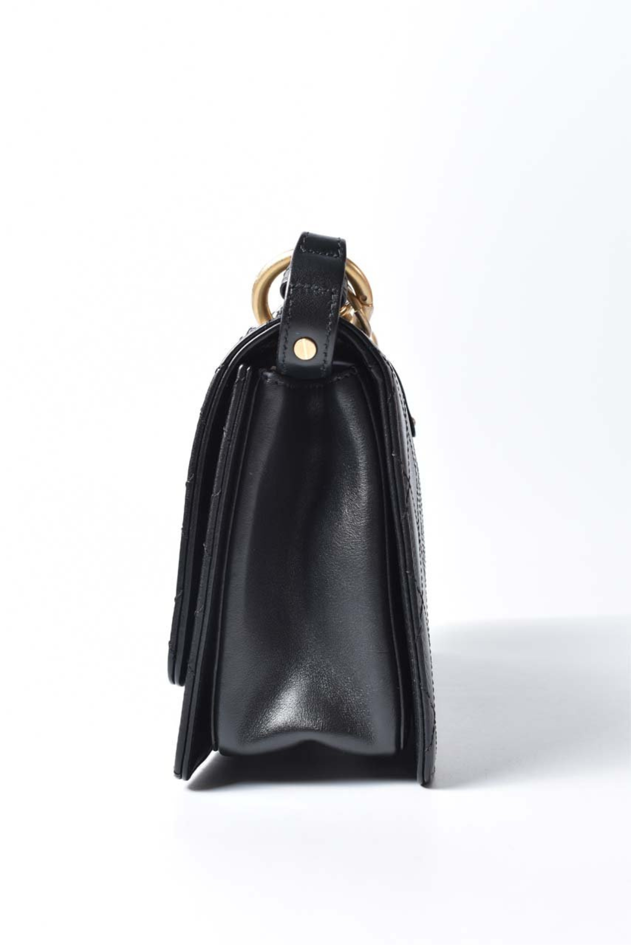Chanel Black Leather Flap Shoulder Bag