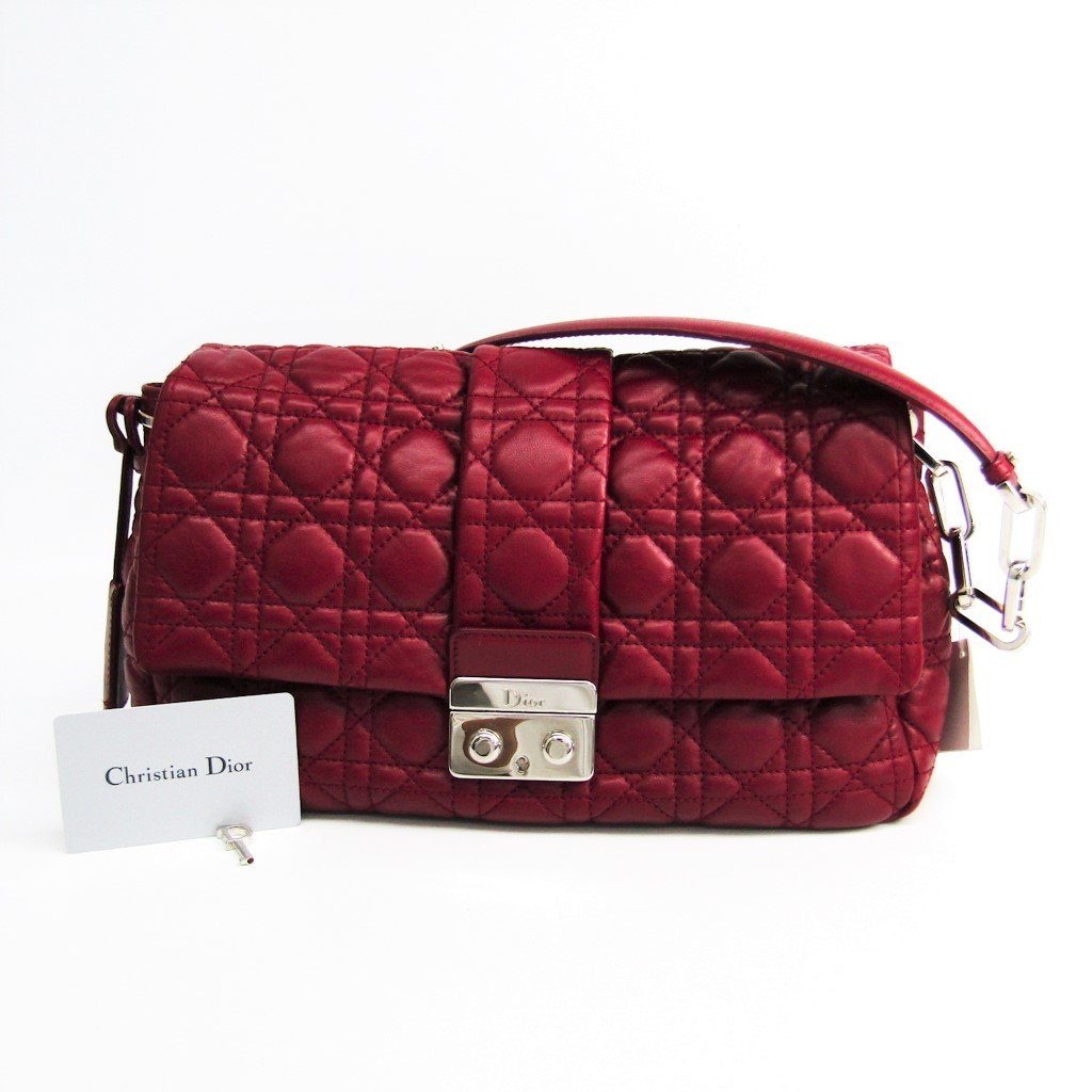 Buy & Consign Authentic Dior Red Cannage Quilted Leather New Lock Flap Bag at The Plush Posh