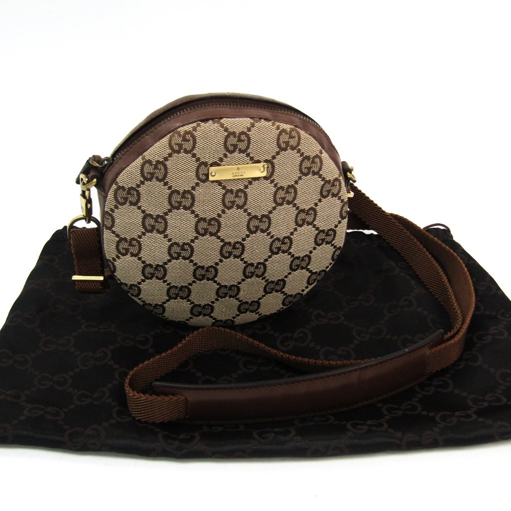 Buy & Consign Authentic Gucci GG Canvas Round Shoulder Bag at The Plush Posh
