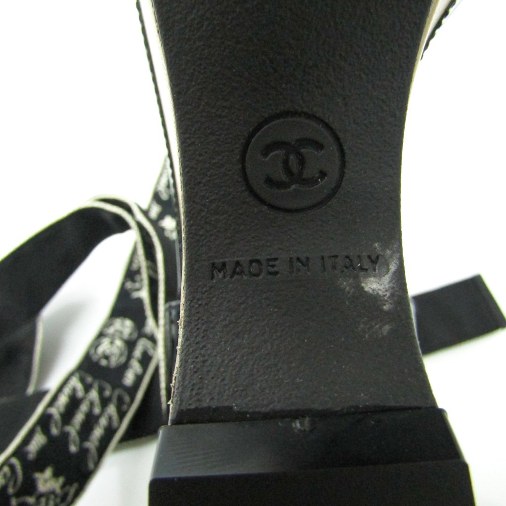 Buy & Consign Authentic Chanel Lace Up Sandals Black at The Plush Posh
