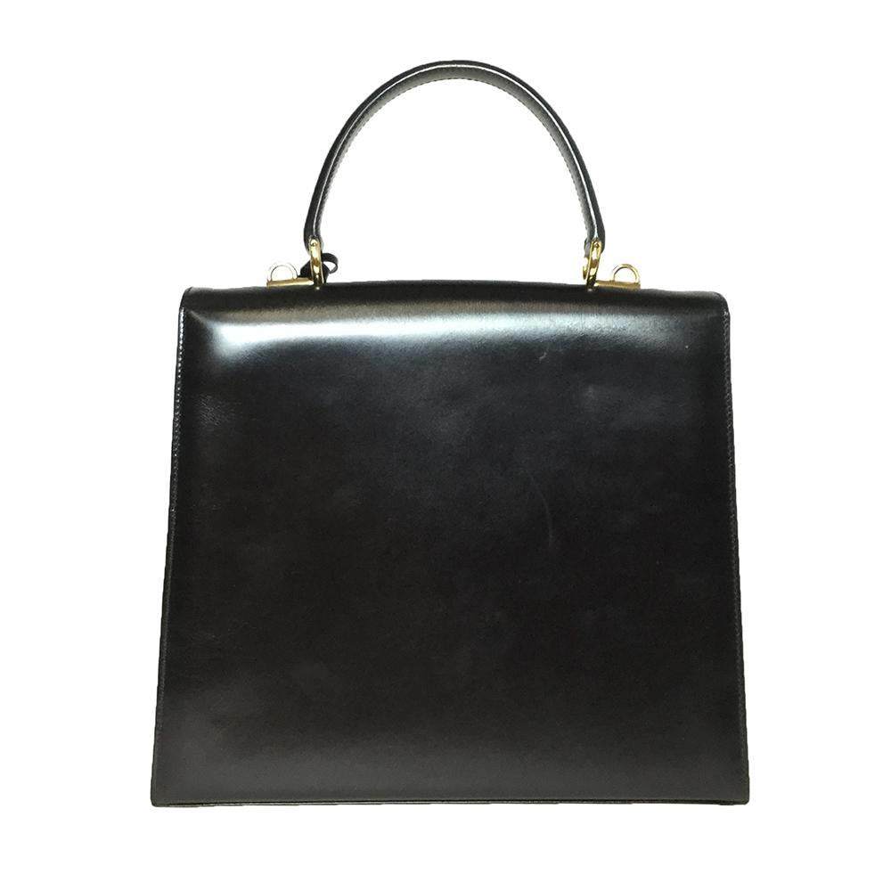 Buy & Consign Authentic Gucci Black Leather Bag at The Plush Posh