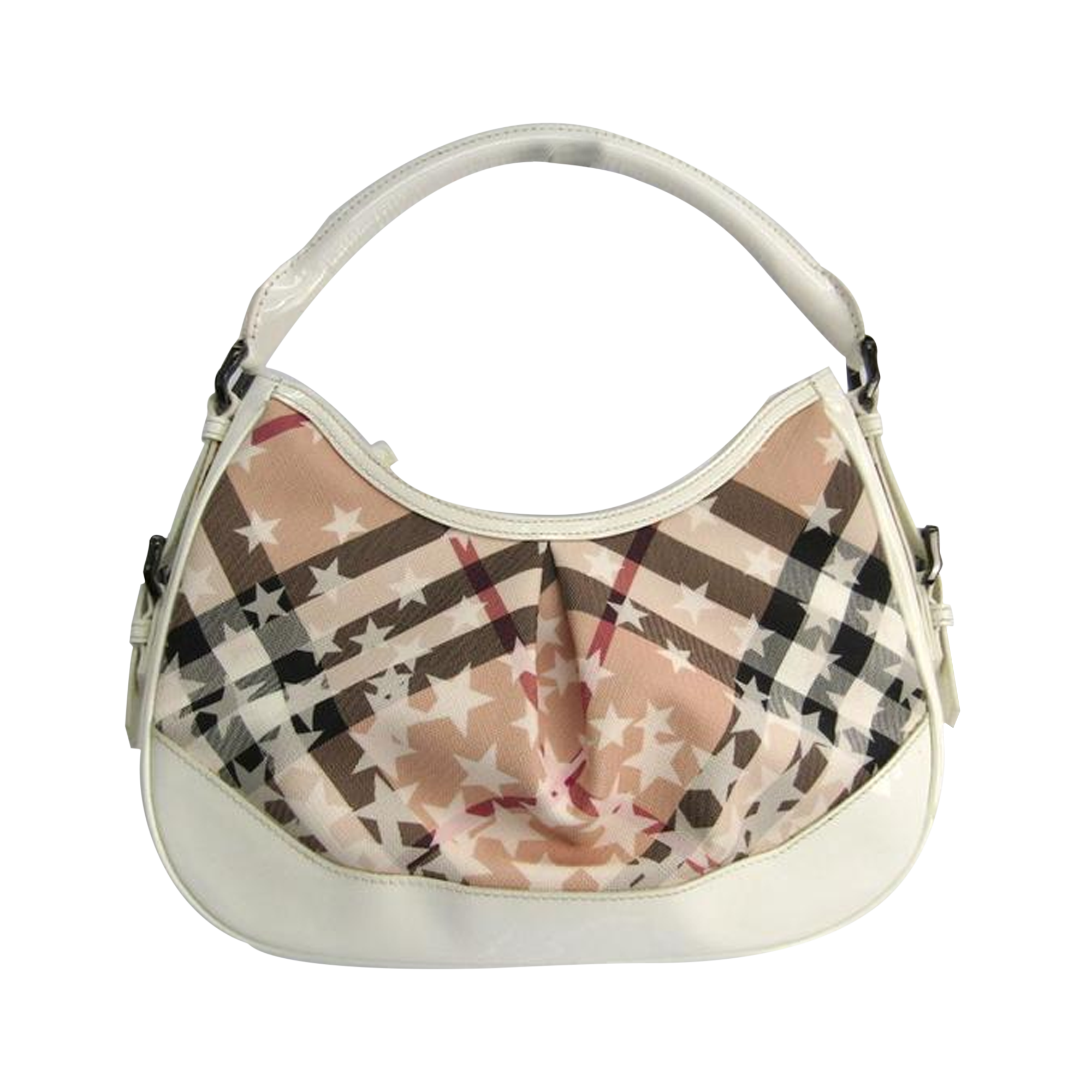 Buy & Consign Authentic Burberry Star Printed Hobo Cream at The Plush Posh