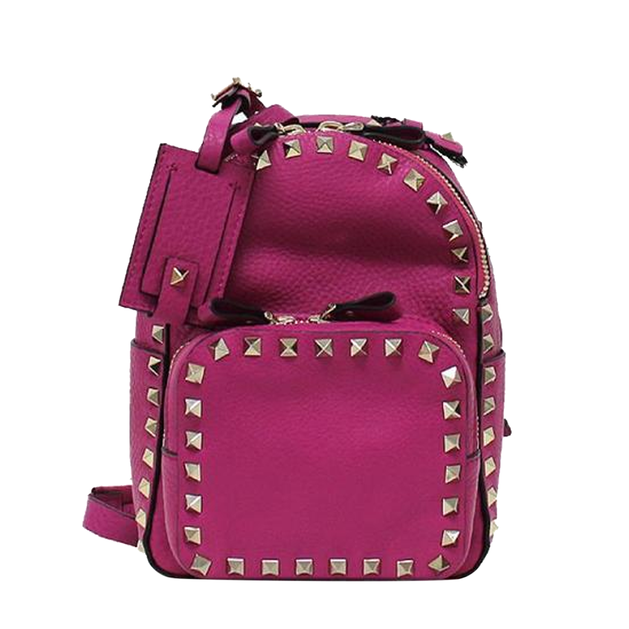 Buy & Consign Authentic Valentino Calfskin Mini Rockstud Backpack Pink at The Plush Posh