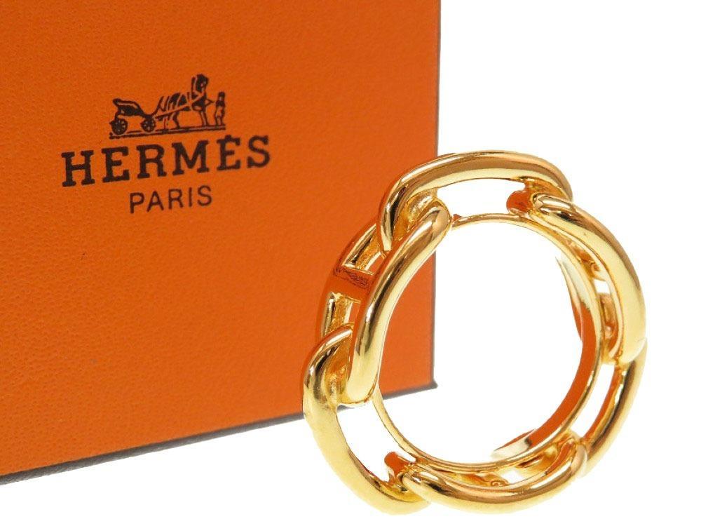 Buy & Consign Authentic Hermes Regate Gold Plated Scarf Ring at The Plush Posh