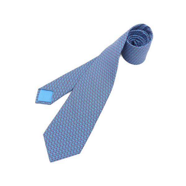Buy & Consign Authentic Hermes Silk Tie Blue at The Plush Posh