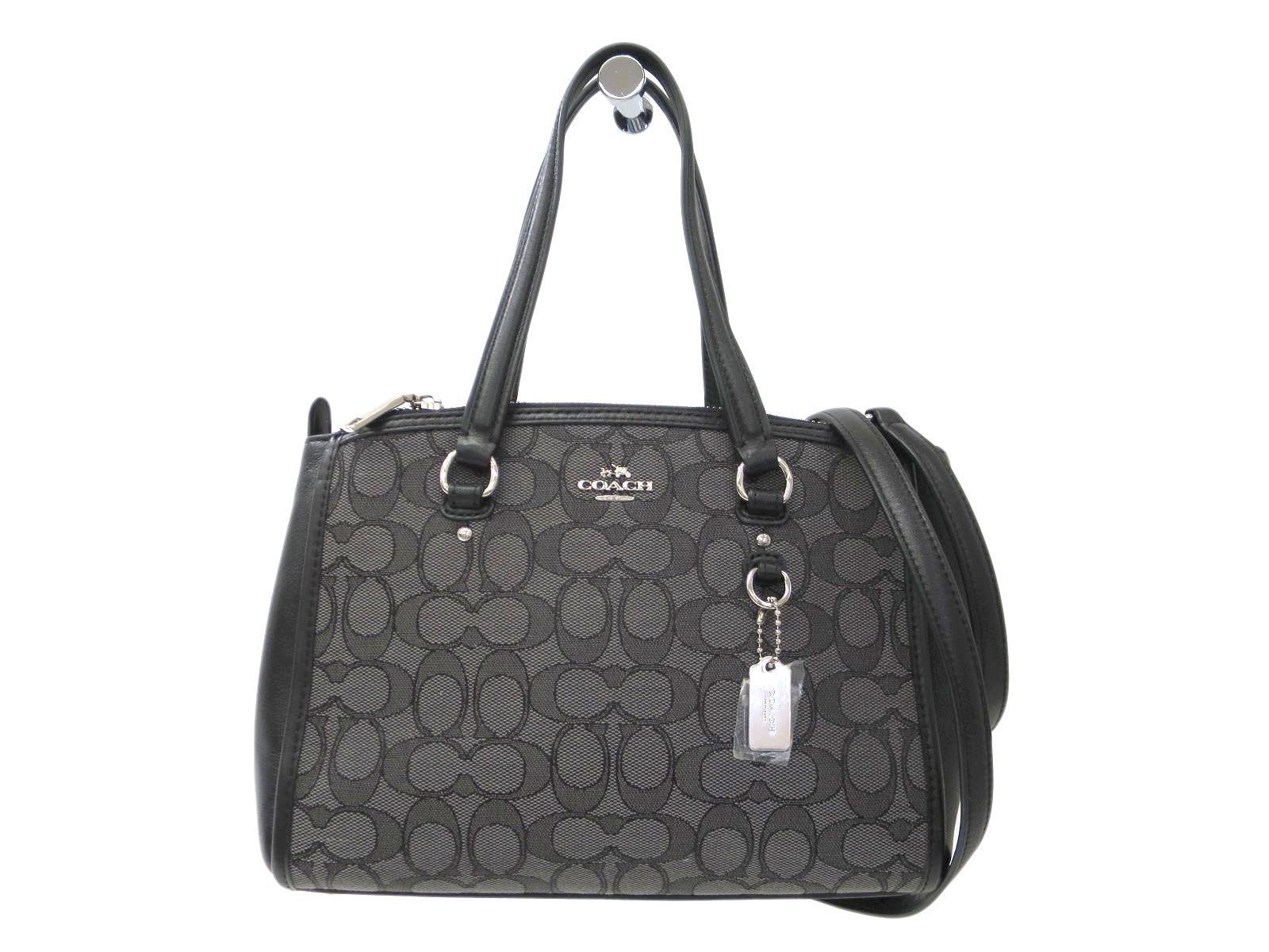 Buy & Consign Authentic Coach Black Signature Canvas Leather Stanton Carry All at The Plush Posh
