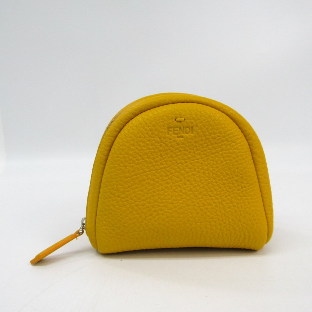 Buy & Consign Authentic Fendi Yellow Leather Pouch at The Plush Posh