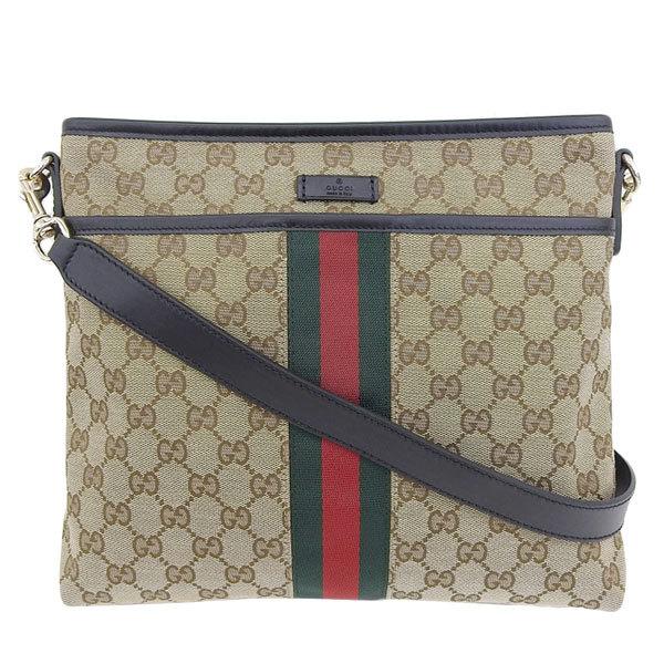 Buy & Consign Authentic Gucci GG Supreme Monogram Web Messenger Bag Beige at The Plush Posh
