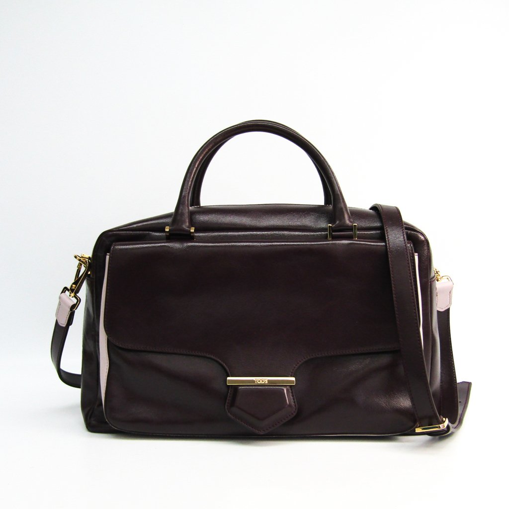 Buy & Consign Authentic Tod's Women's Leather Handbag Bordeaux, Light Pink at The Plush Posh