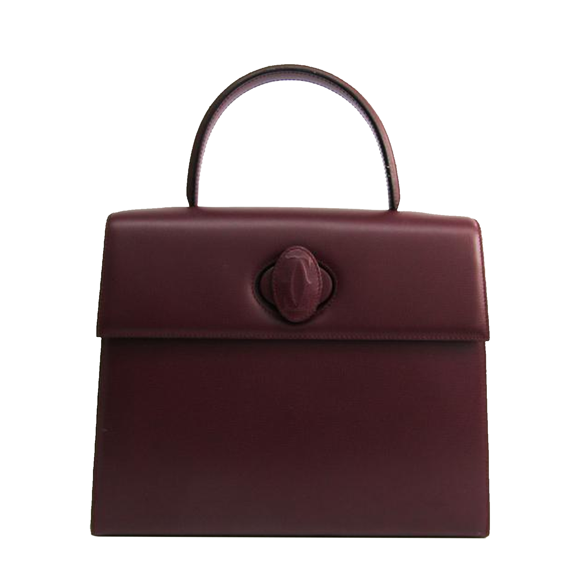 Buy & Consign Authentic Cartier Must de Cartier Leather Handbag Bordeaux at The Plush Posh