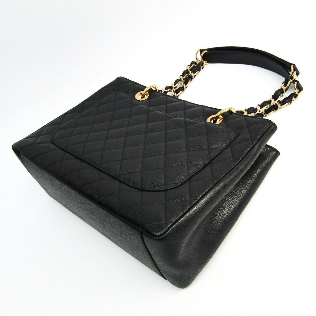 Buy & Consign Authentic Chanel Caviar Quilted Grand Shopping Tote GST Black at The Plush Posh