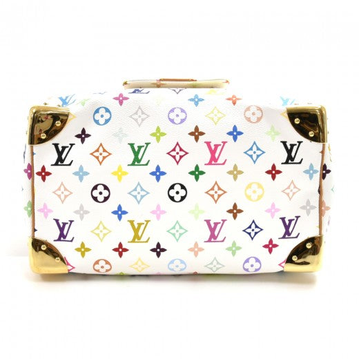 Buy & Consign Authentic Louis Vuitton Speedy 30 White Multicolor Monogram Canvas City Handbag at The Plush Posh