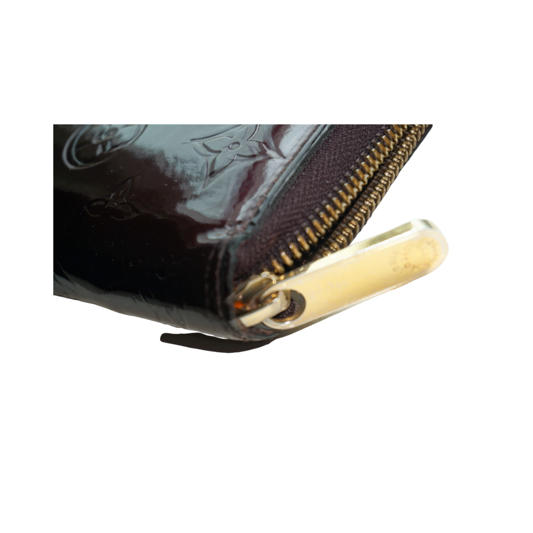 Louis Vuitton Amarante Monogram Vernis Zippy Wallet