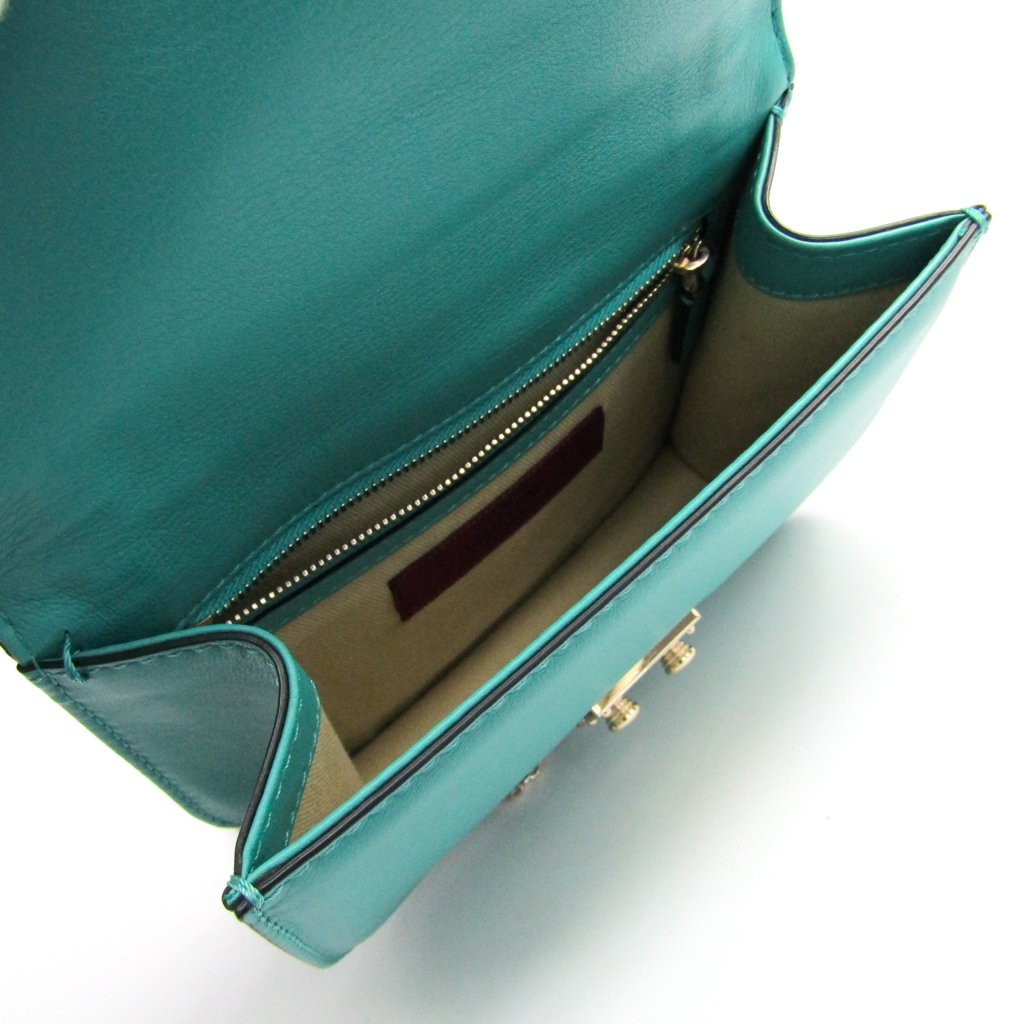 Buy & Consign Authentic Valentino Nappa Va Va Voom Green Shoulder Bag at The Plush Posh