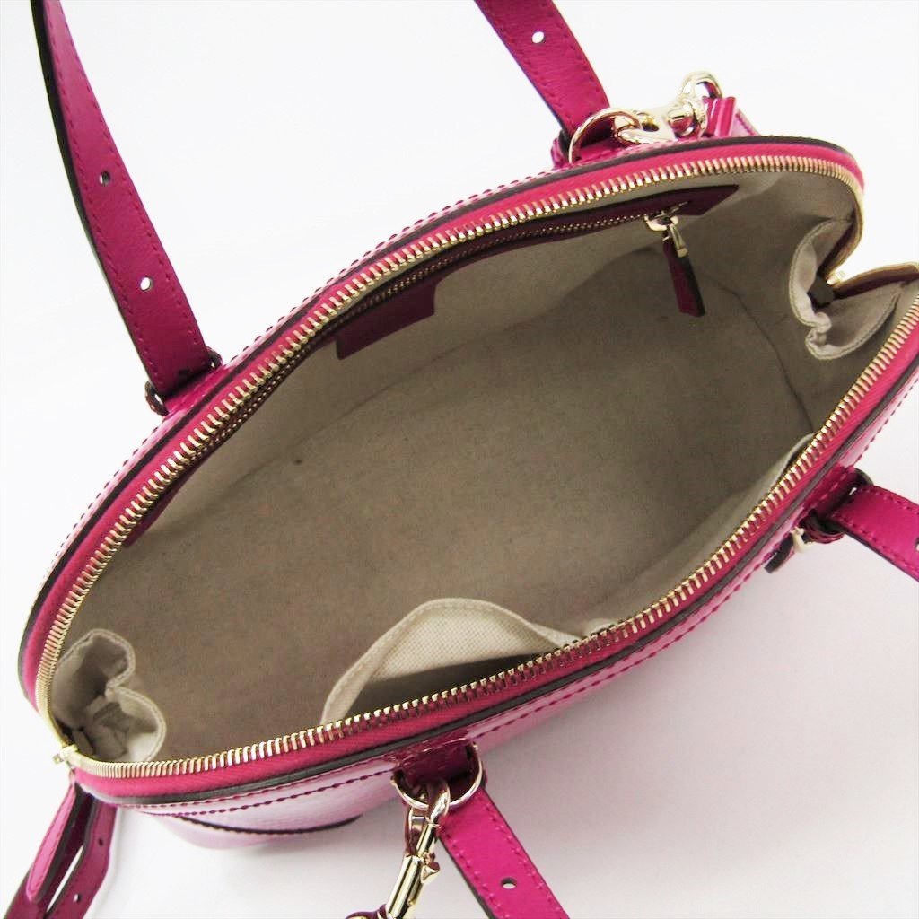 Buy & Consign Authentic Gucci Patent Microguccissima Small Nice Top Handle Bag Pink at The Plush Posh