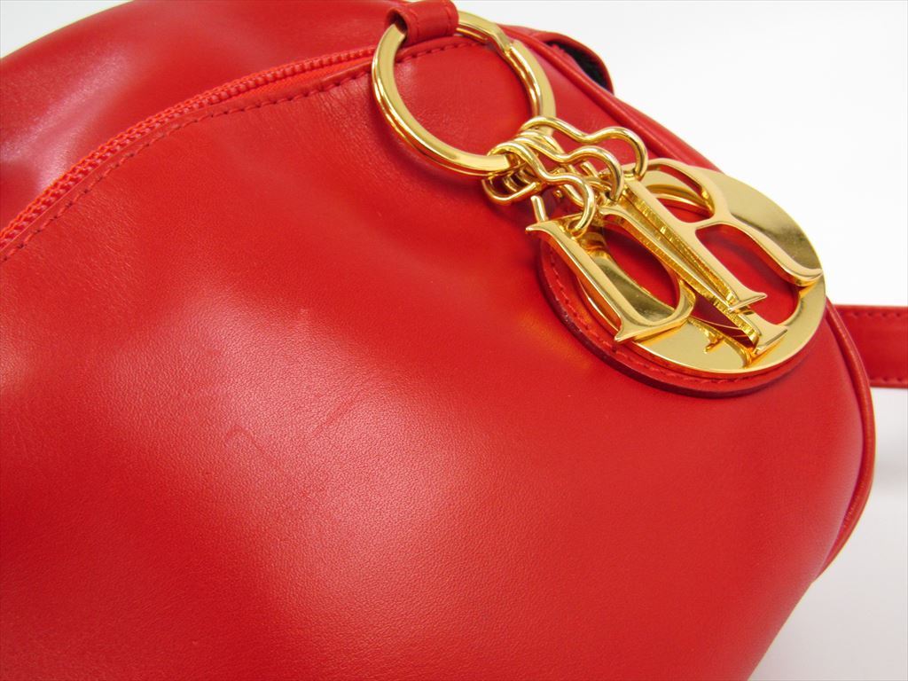 Buy & Consign Authentic Christian Dior Calfskin Back Pack Red at The Plush Posh