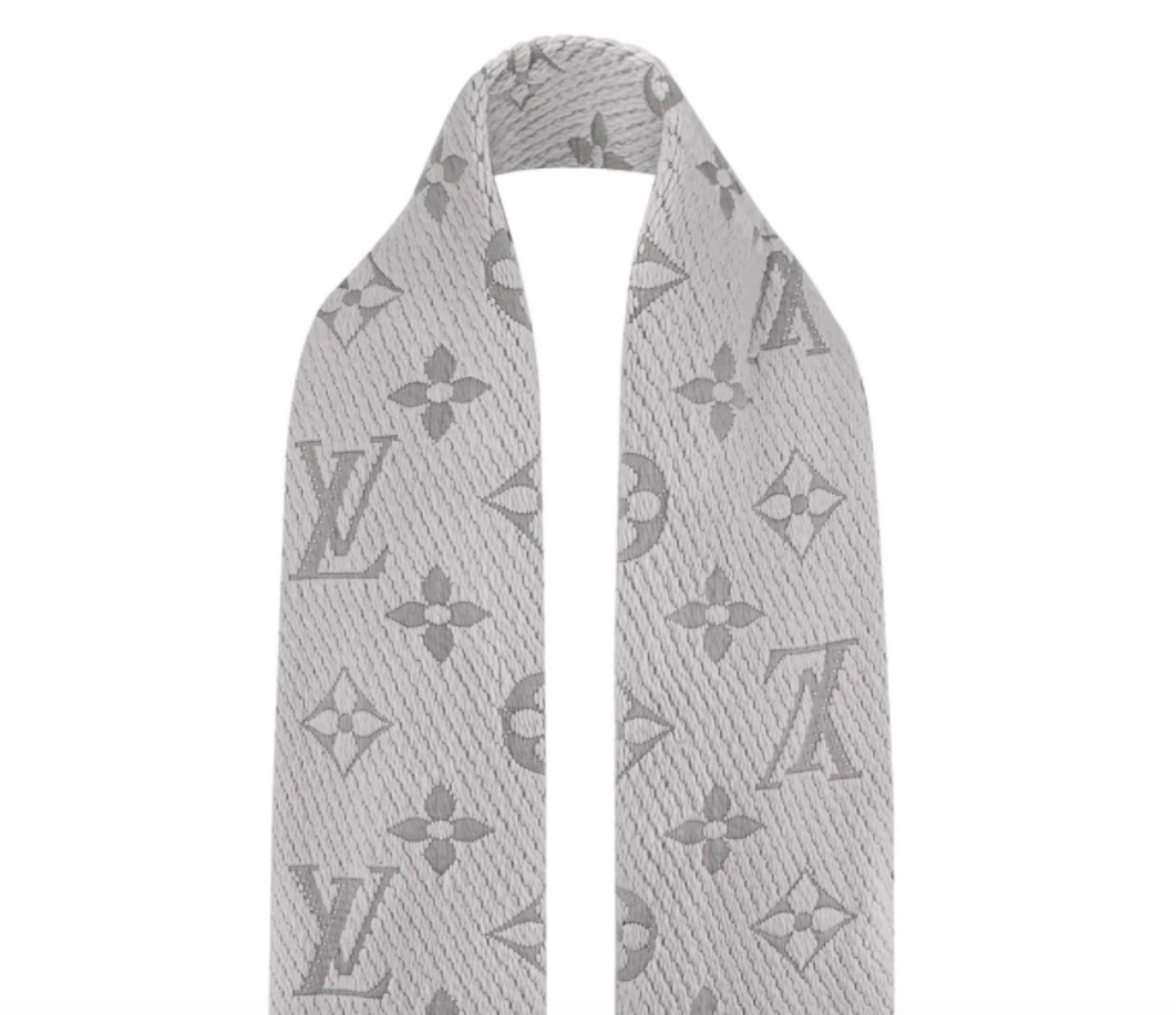 Louis Vuitton Wool Silk Logomania Scarf