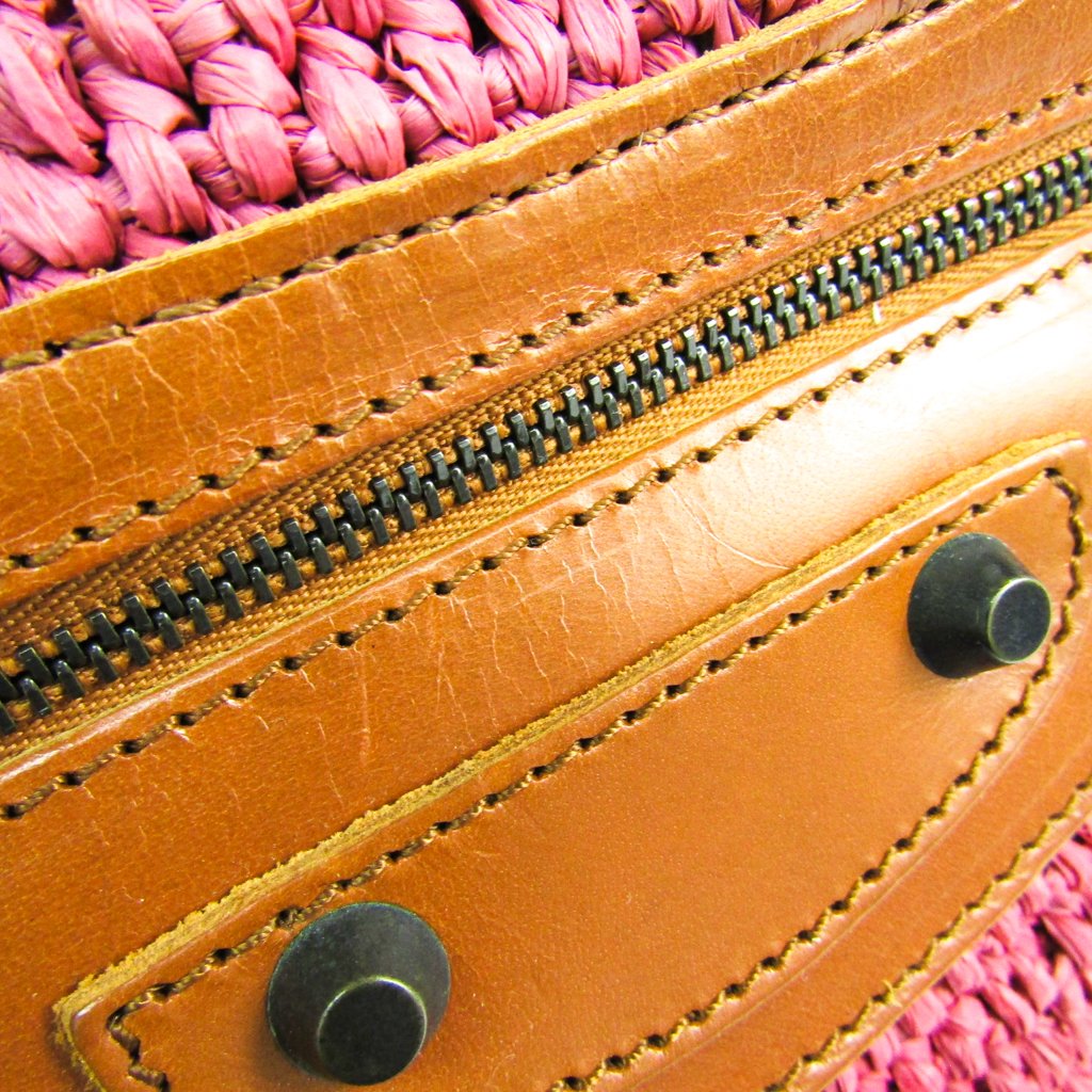 Buy & Consign Authentic Balenciaga Raffia Straw Handbag Pink at The Plush Posh