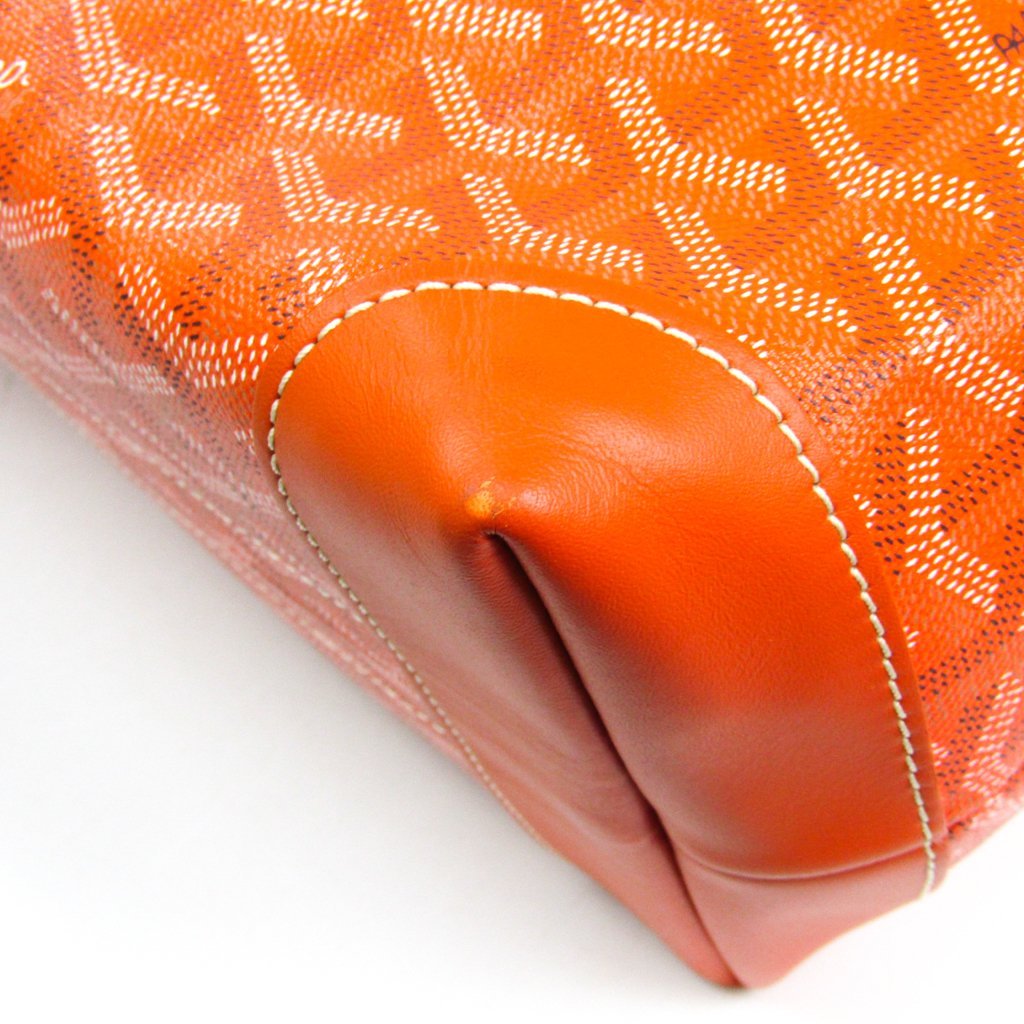 Buy & Consign Authentic Goyard Bellechasse PM Women Canvas,Leather Tote Bag Orange at The Plush Posh