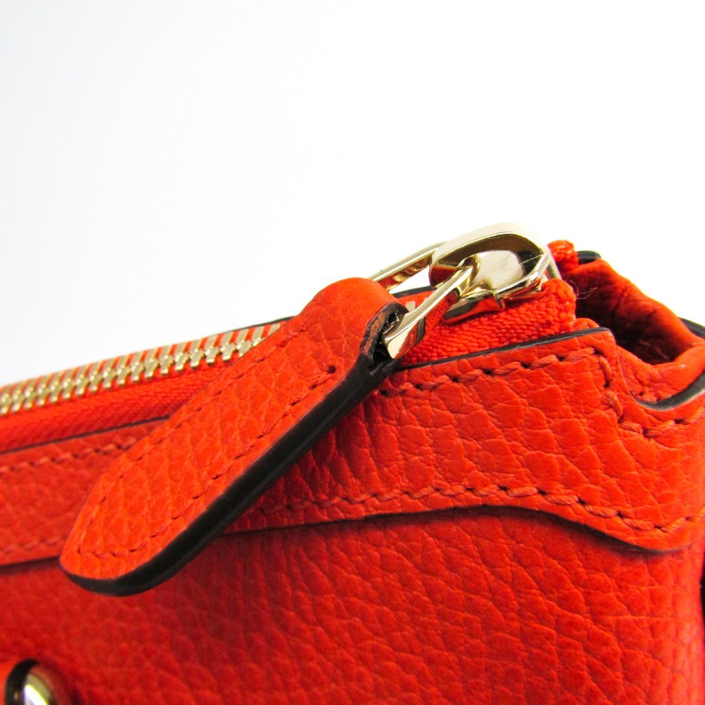 Buy & Consign Authentic Gucci Pebbled Calfskin Small Soho Top Handle Bag Sun Orange at The Plush Posh
