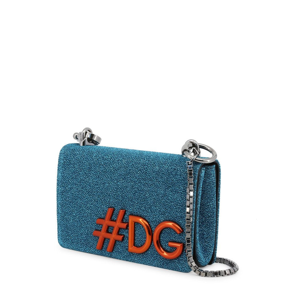 Buy & Consign Authentic Dolce and Gabbana  DG Girls Chain Evening Bag Blue at The Plush Posh