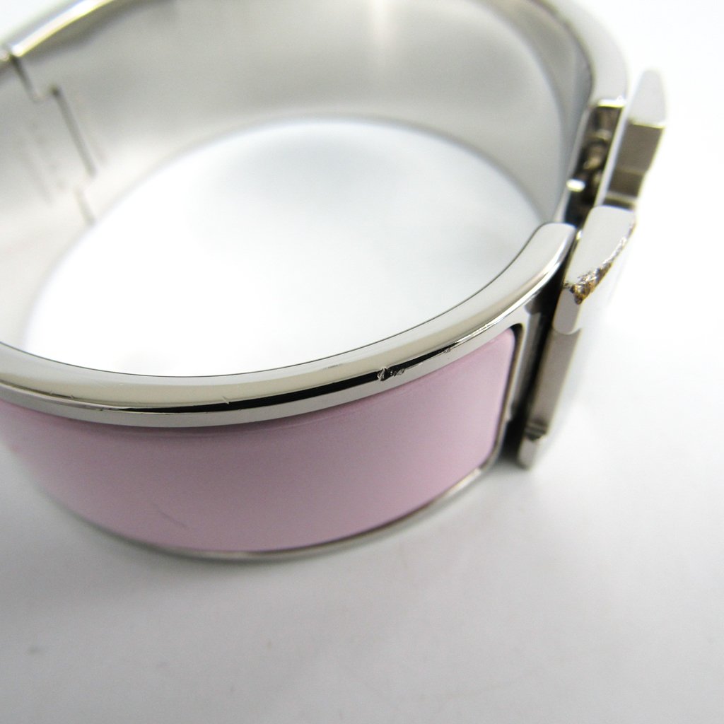 Buy & Consign Authentic Hermes Enamel Wide Clic Clac H Bracelet PM Rose at The Plush Posh