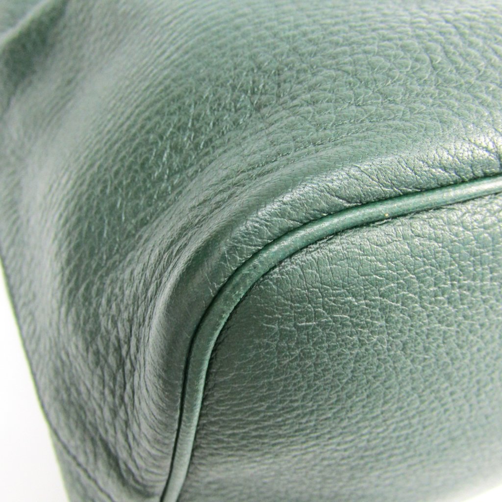 Buy & Consign Authentic Prada Green Leather Tote at The Plush Posh