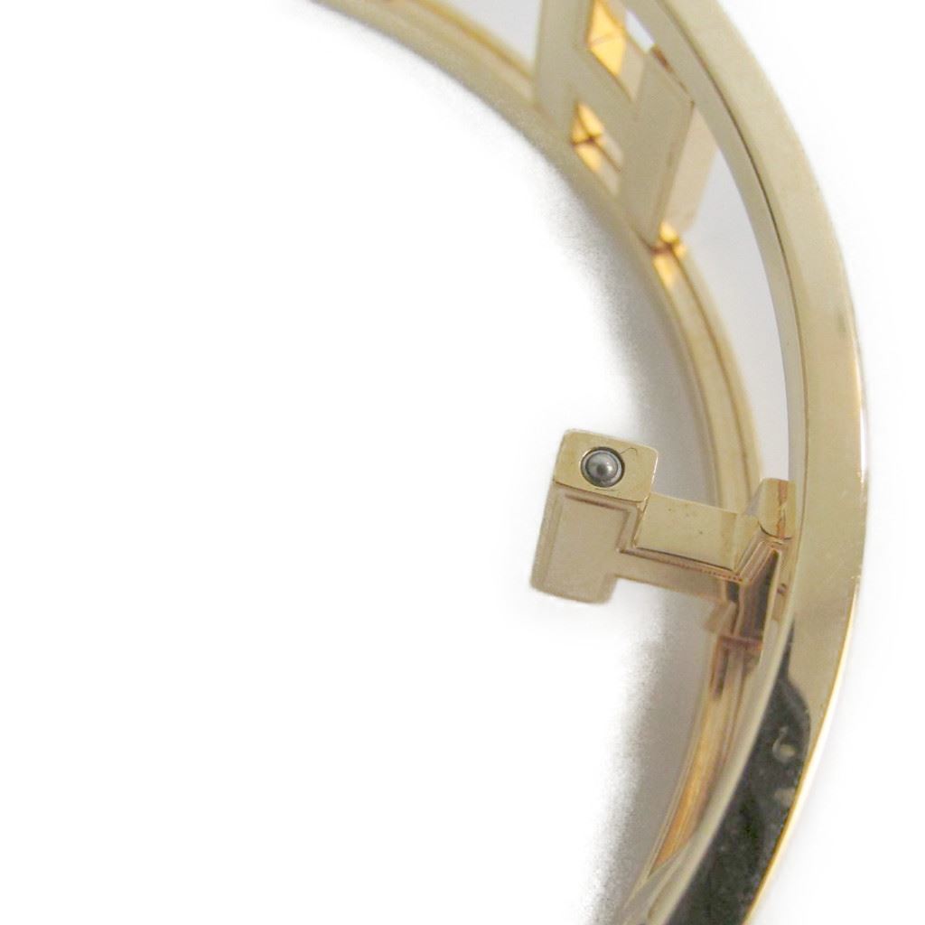 Buy & Consign Authentic Hermes H Metal Bangle Black & Gold at The Plush Posh