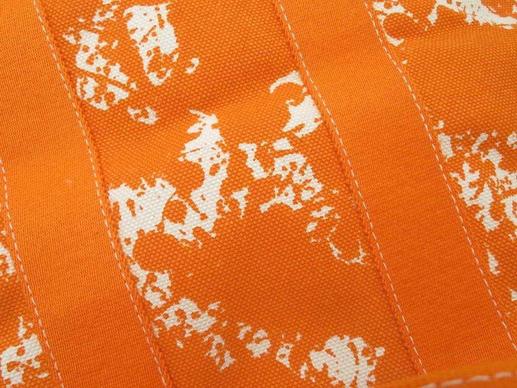 Buy & Consign Authentic Hermes Bora Bora Orange Canvas Tote at The Plush Posh