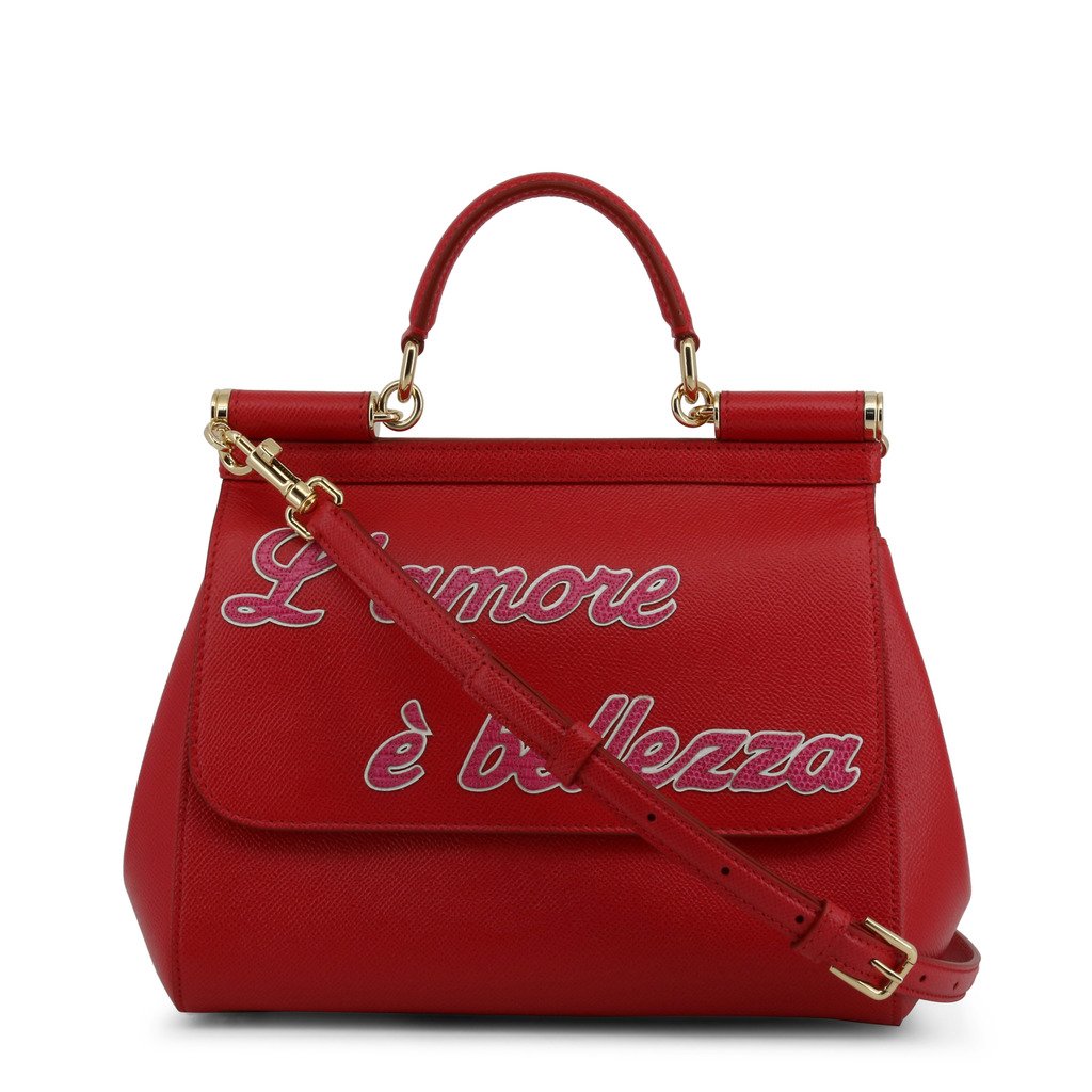Buy & Consign Authentic Dolce and Gabbana L'amore e' Bellezza Miss Sicily Bag Red at The Plush Posh