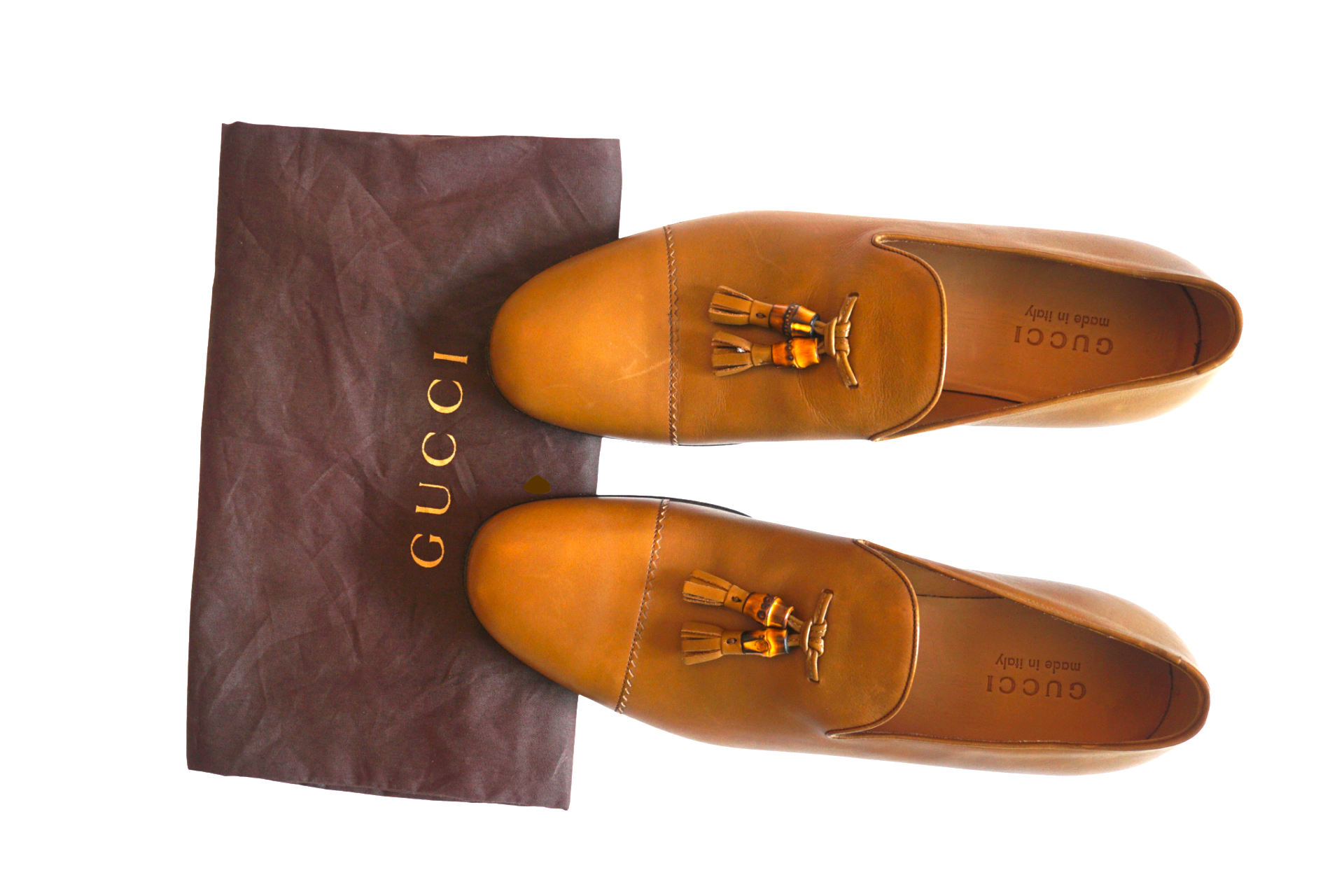 Gucci Calfskin Men’s Tassel Loafers