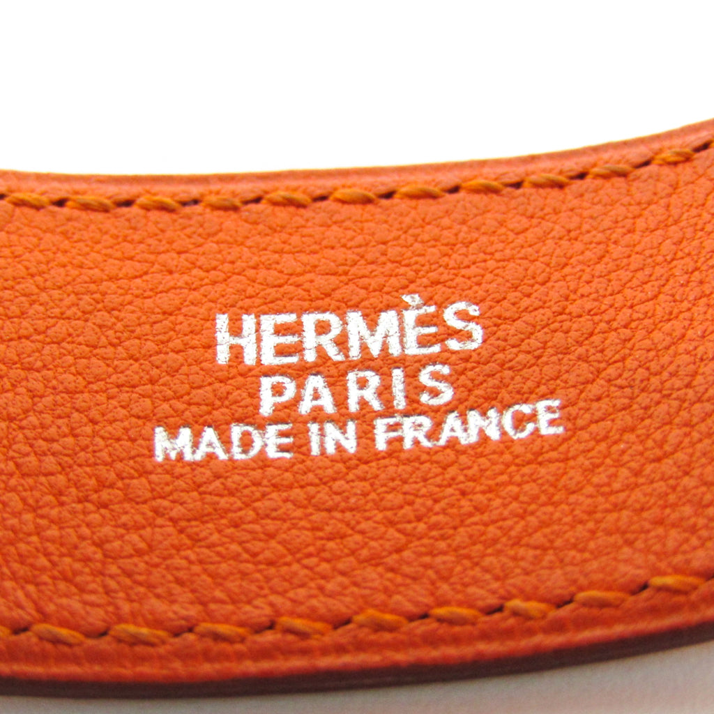 Hermes Artemis Leather Bracelet Orange