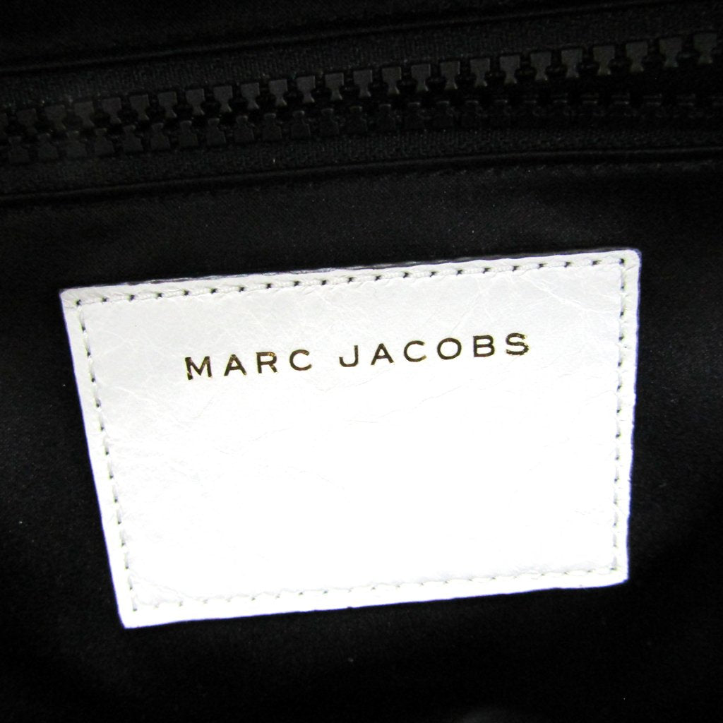 Buy & Consign Authentic Marc Jacobs Leather Backpack Black White at The Plush Posh
