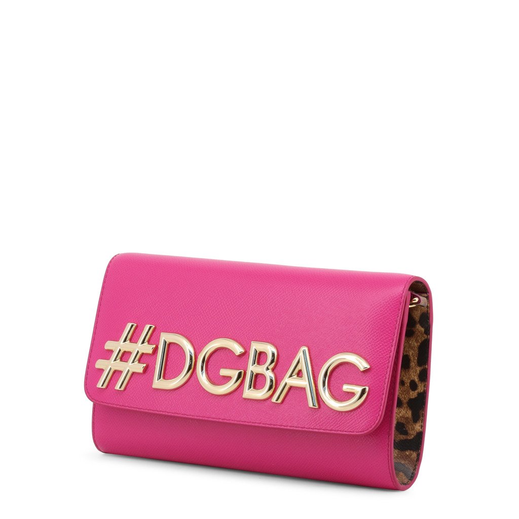 Buy & Consign Authentic Dolce and Gabbana Leather DG Clutch Fuschia at The Plush Posh