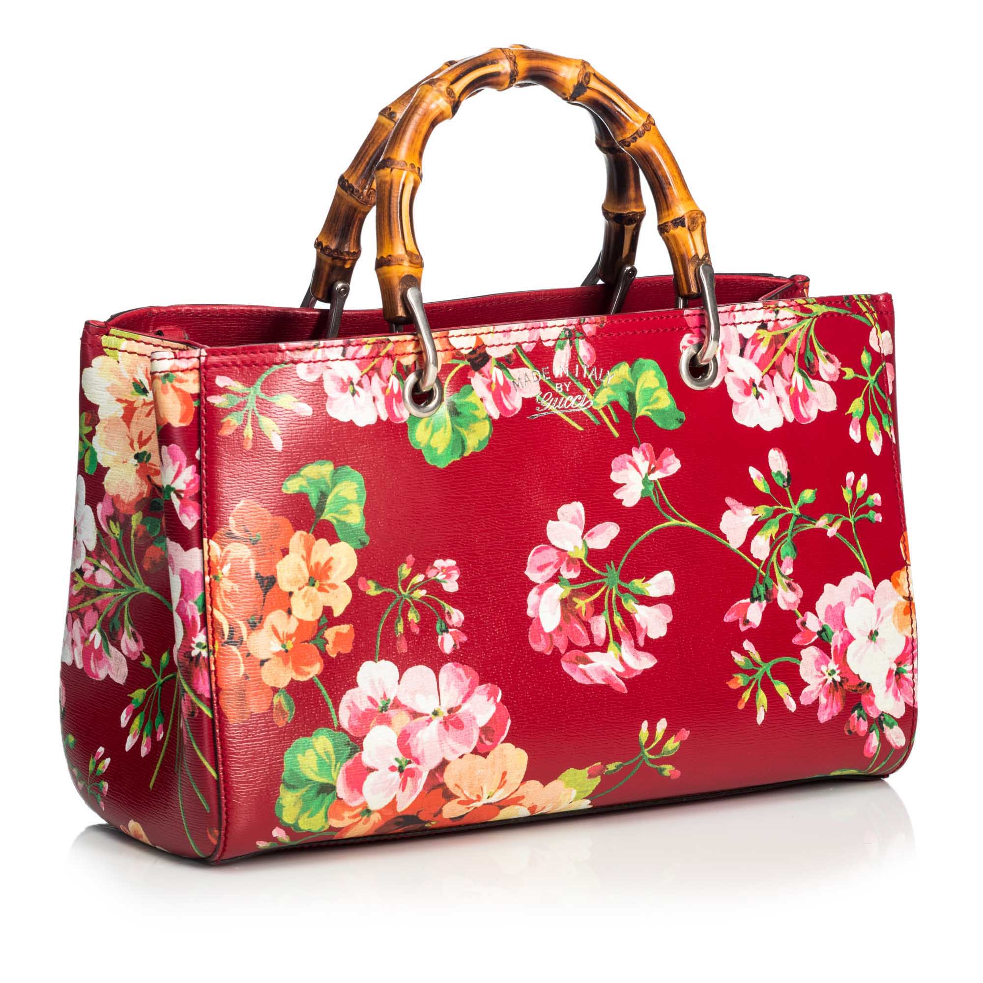 Buy & Consign Authentic Gucci Blooms Bamboo Shopper at The Plush Posh
