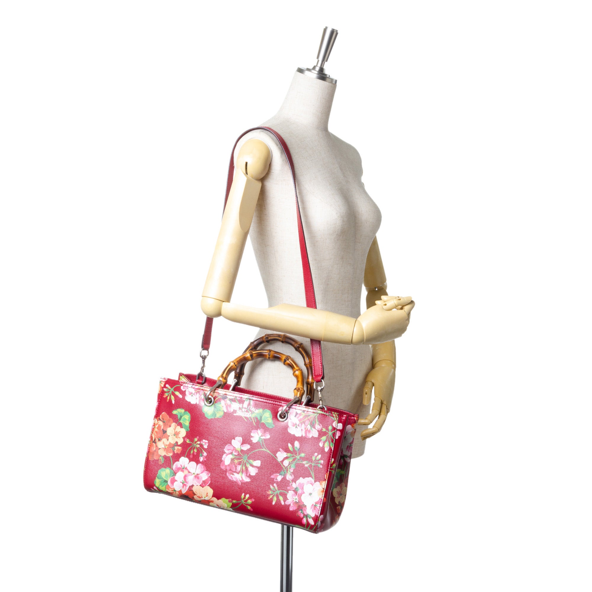 Buy & Consign Authentic Gucci Blooms Bamboo Shopper at The Plush Posh