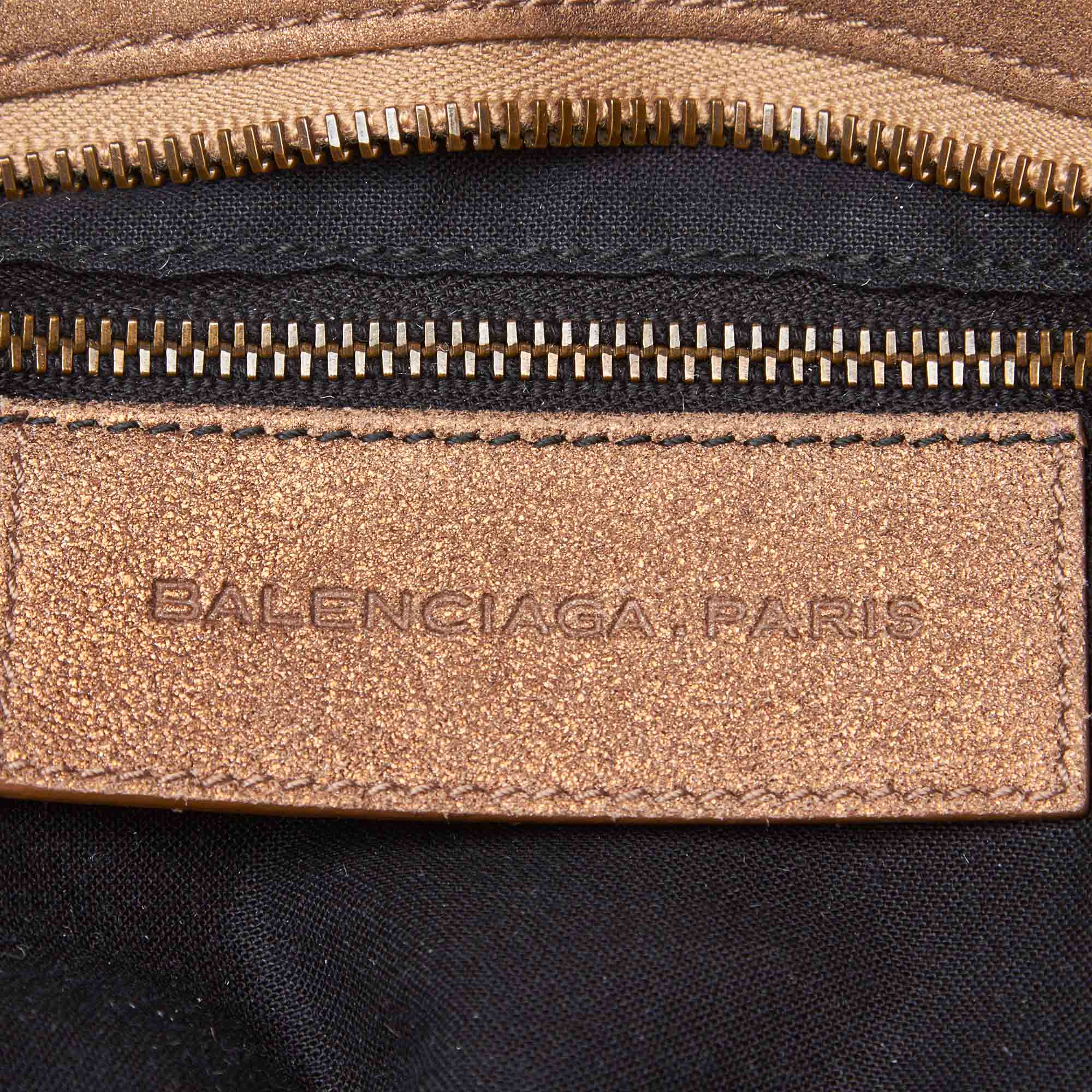 Buy & Consign Authentic Balenciaga Leather Motocross Classic City Satchel Brown at The Plush Posh
