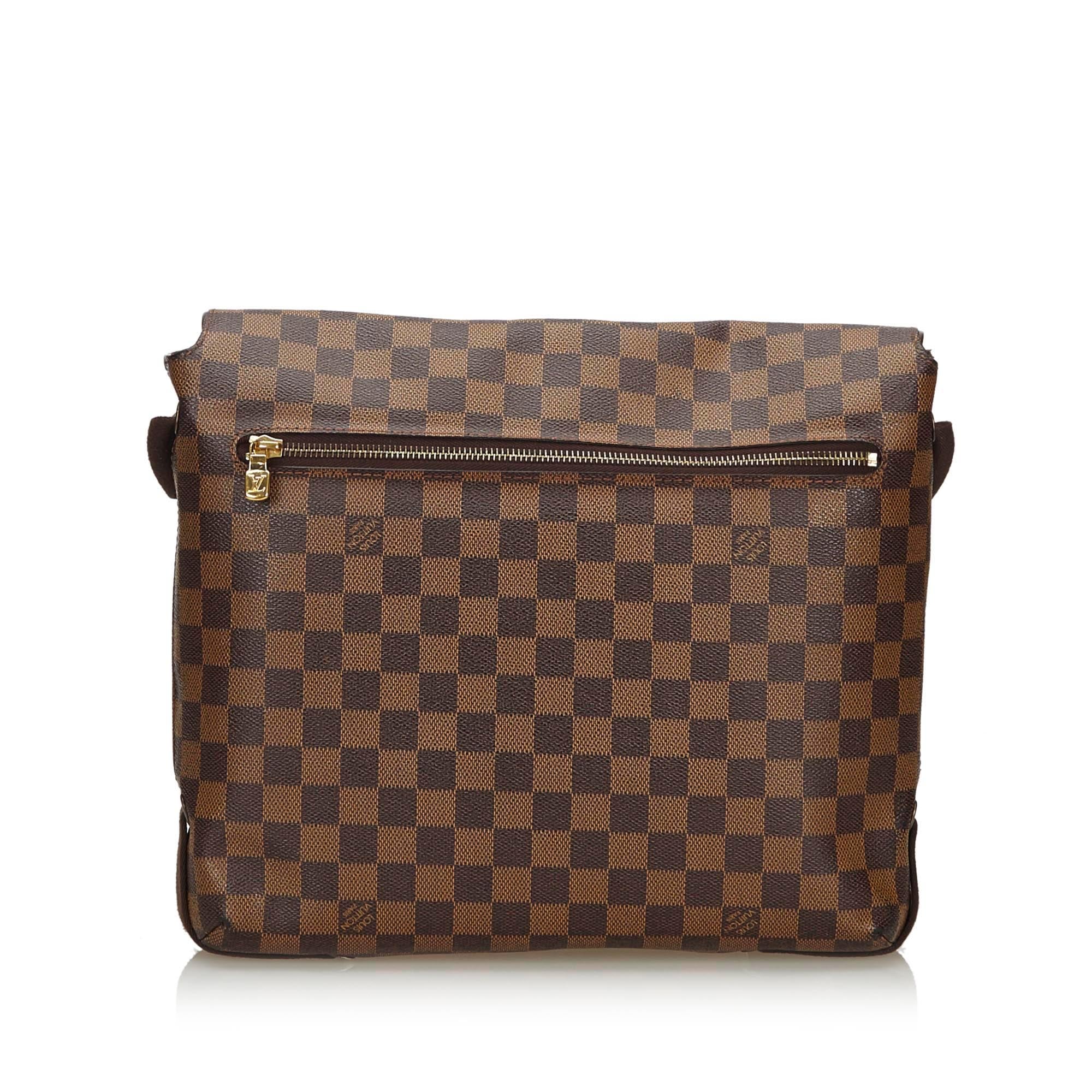 Buy & Consign Authentic Louis Vuitton Damier Ebene Brooklyn MM at The Plush Posh