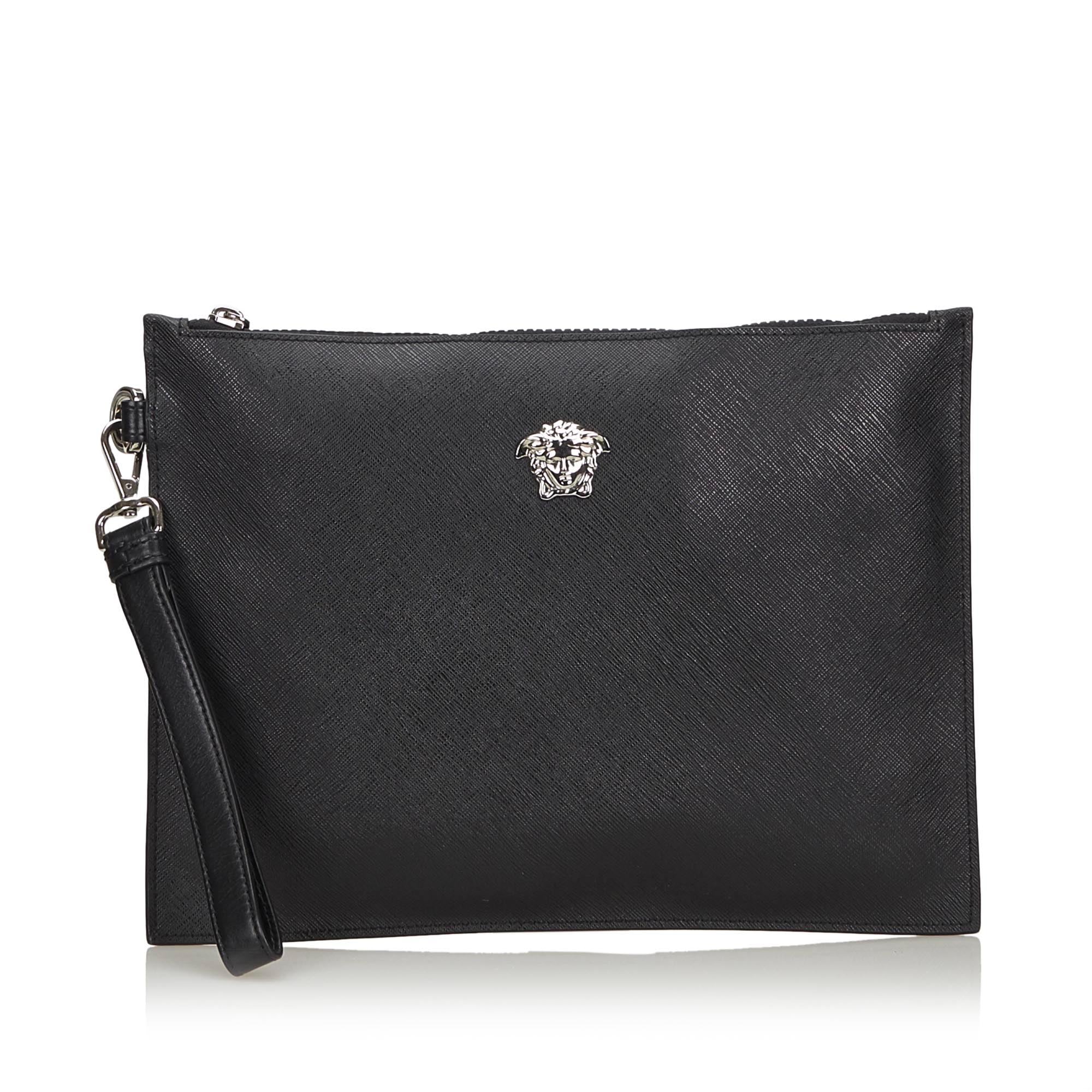 Buy & Consign Authentic Versace Medusa Clutch Bag at The Plush Posh