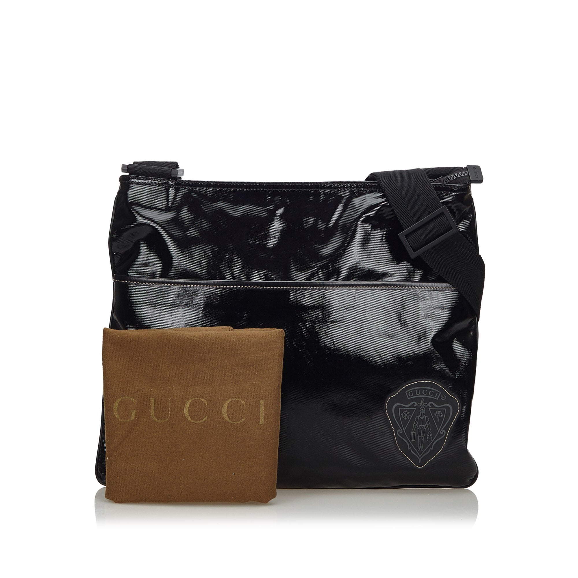 Buy & Consign Authentic Gucci Coated Canvas Crossbody Bag at The Plush Posh