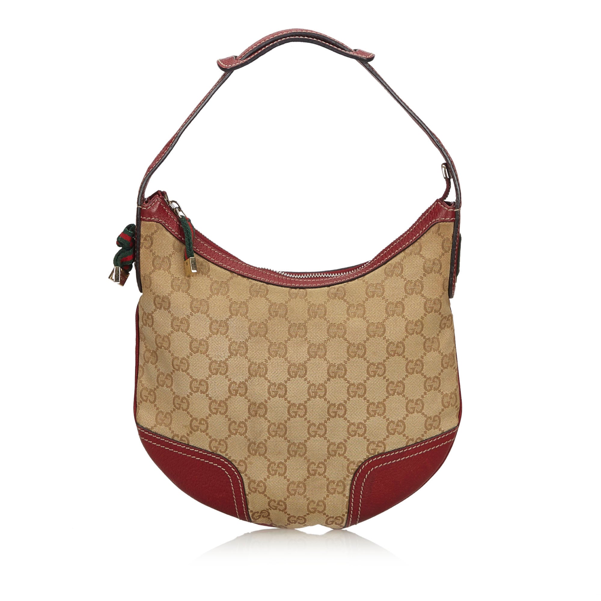 Buy & Consign Authentic Gucci GG Canvas Web Princy Shoulder Bag at The Plush Posh