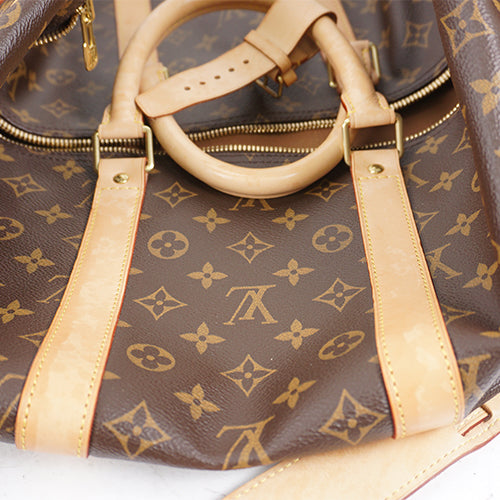 Buy & Consign Authentic Louis Vuitton Monogram Keepall Bandouliere 55 at The Plush Posh