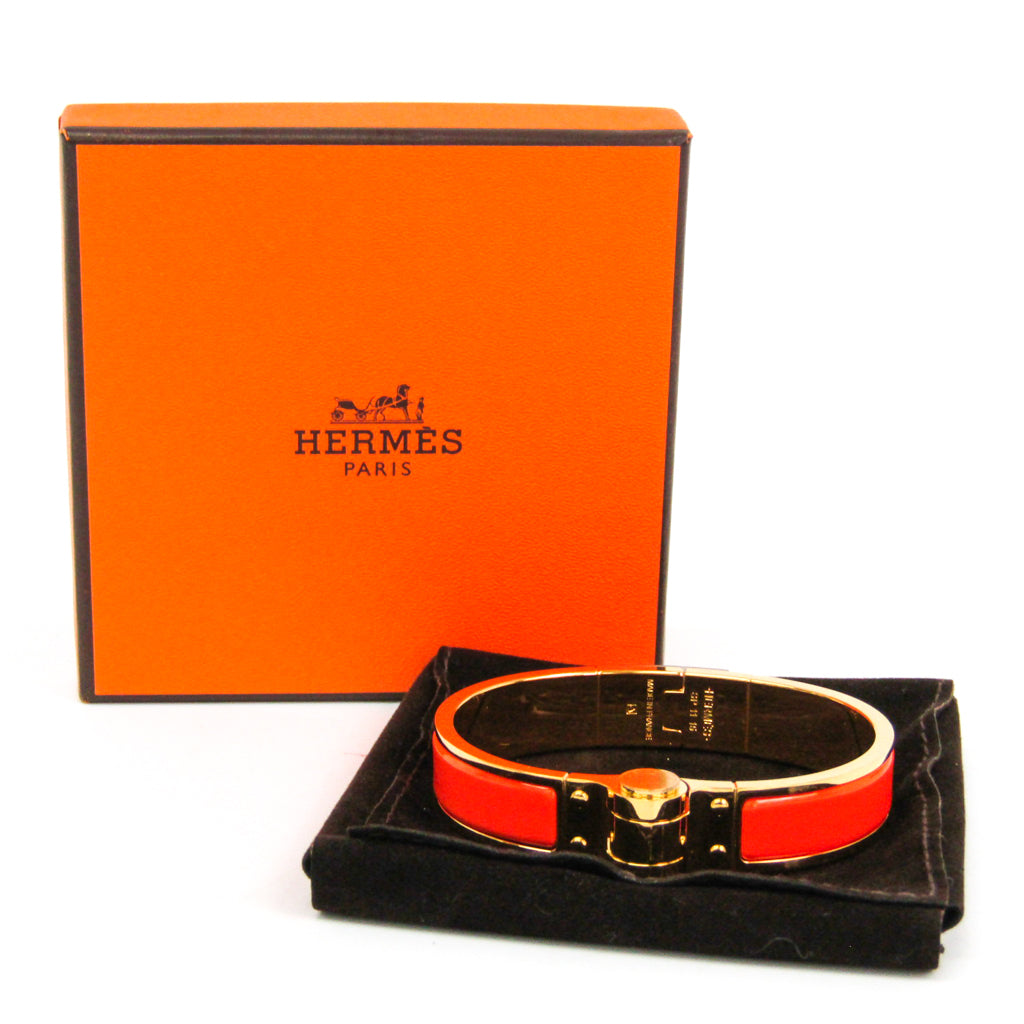 Buy & Consign Authentic Hermes Charniere Uni Narrow Hinged Bracelet at The Plush Posh