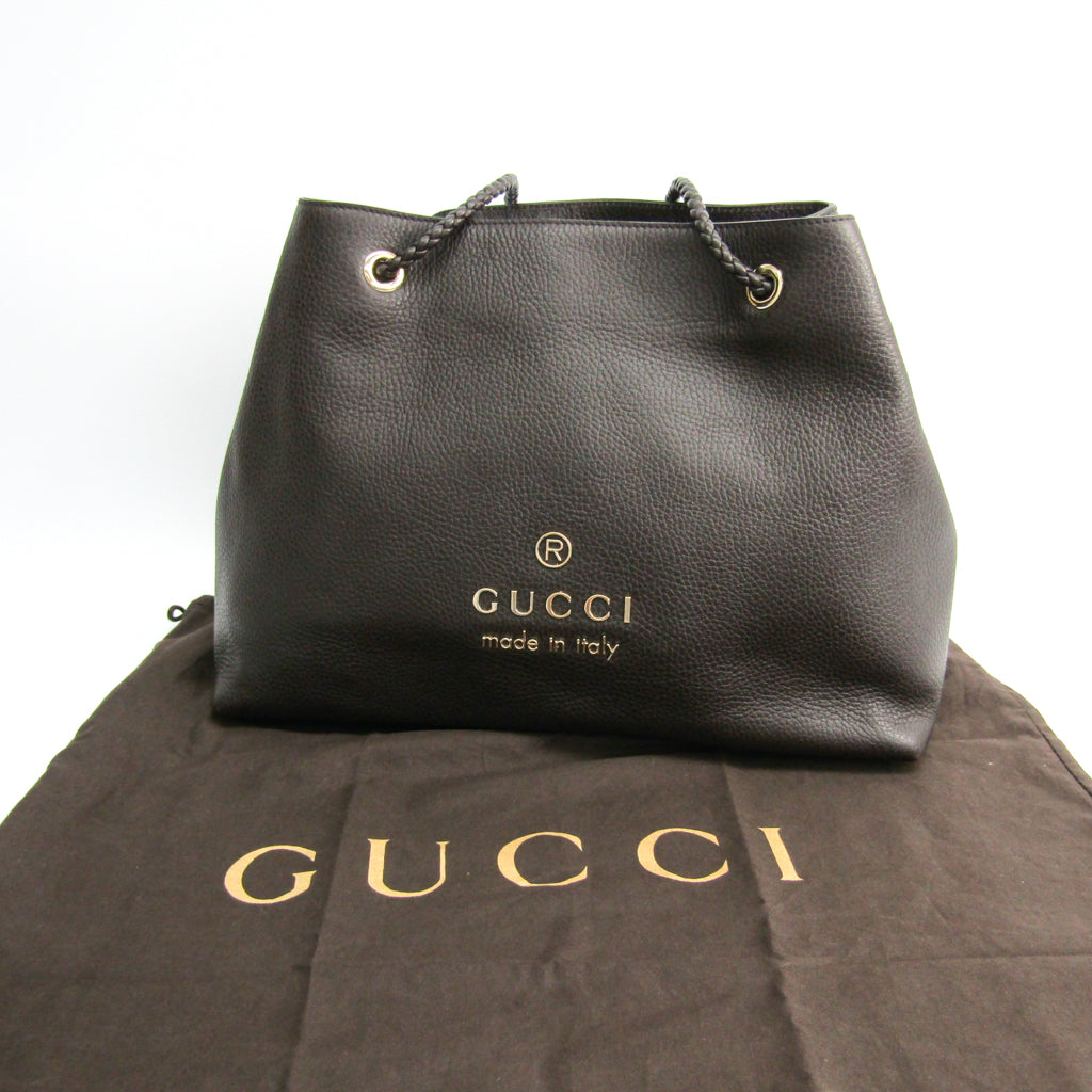 Buy & Consign Authentic Gucci Logo Tote Brown at The Plush Posh