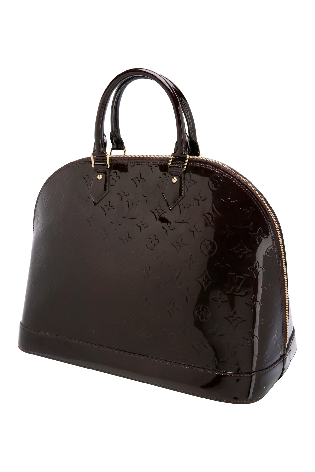 Louis Vuitton Amarante Monogram Vernis Alma GM Bag