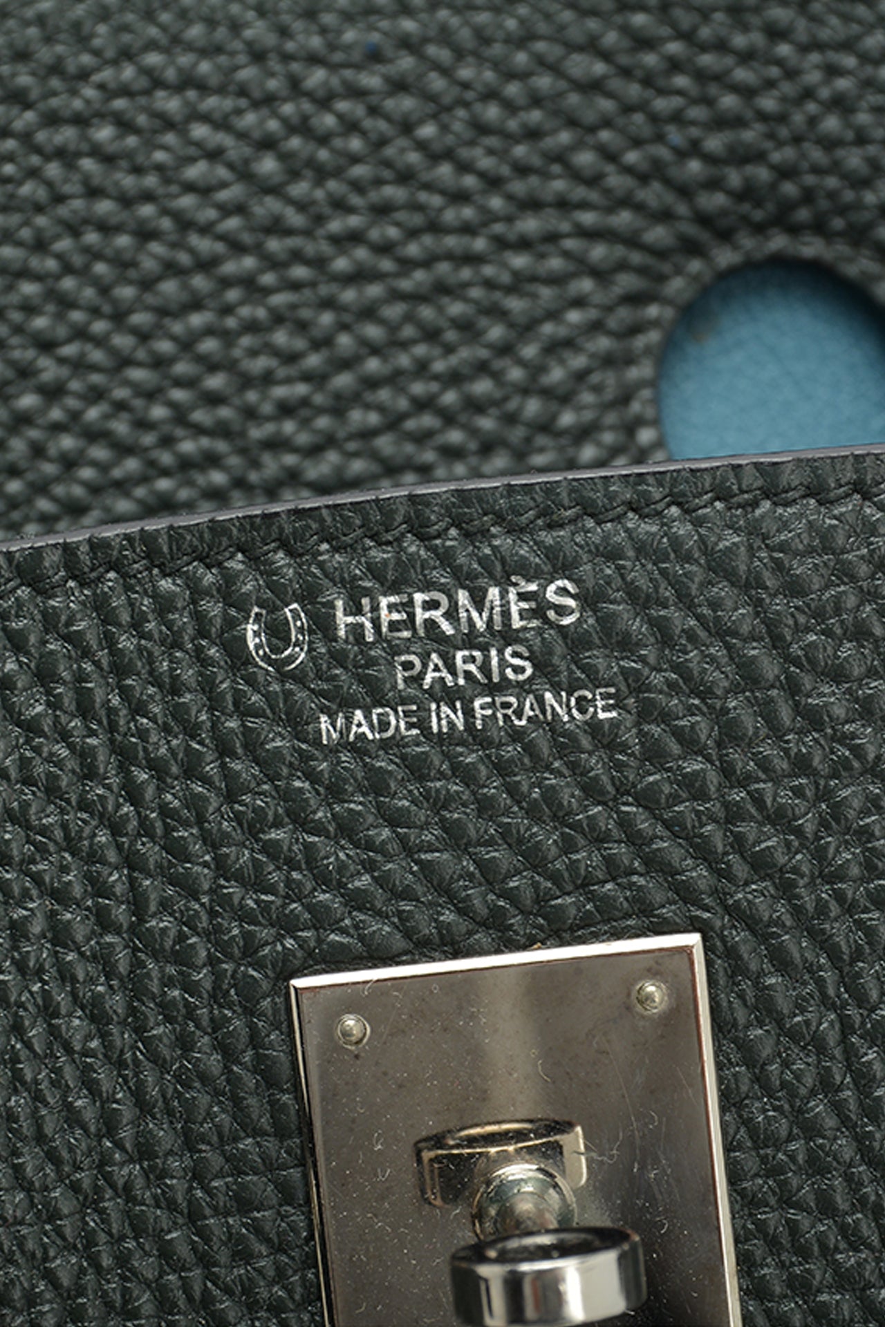 Hermes Green Togo Leather Palladium Hardware Birkin 35